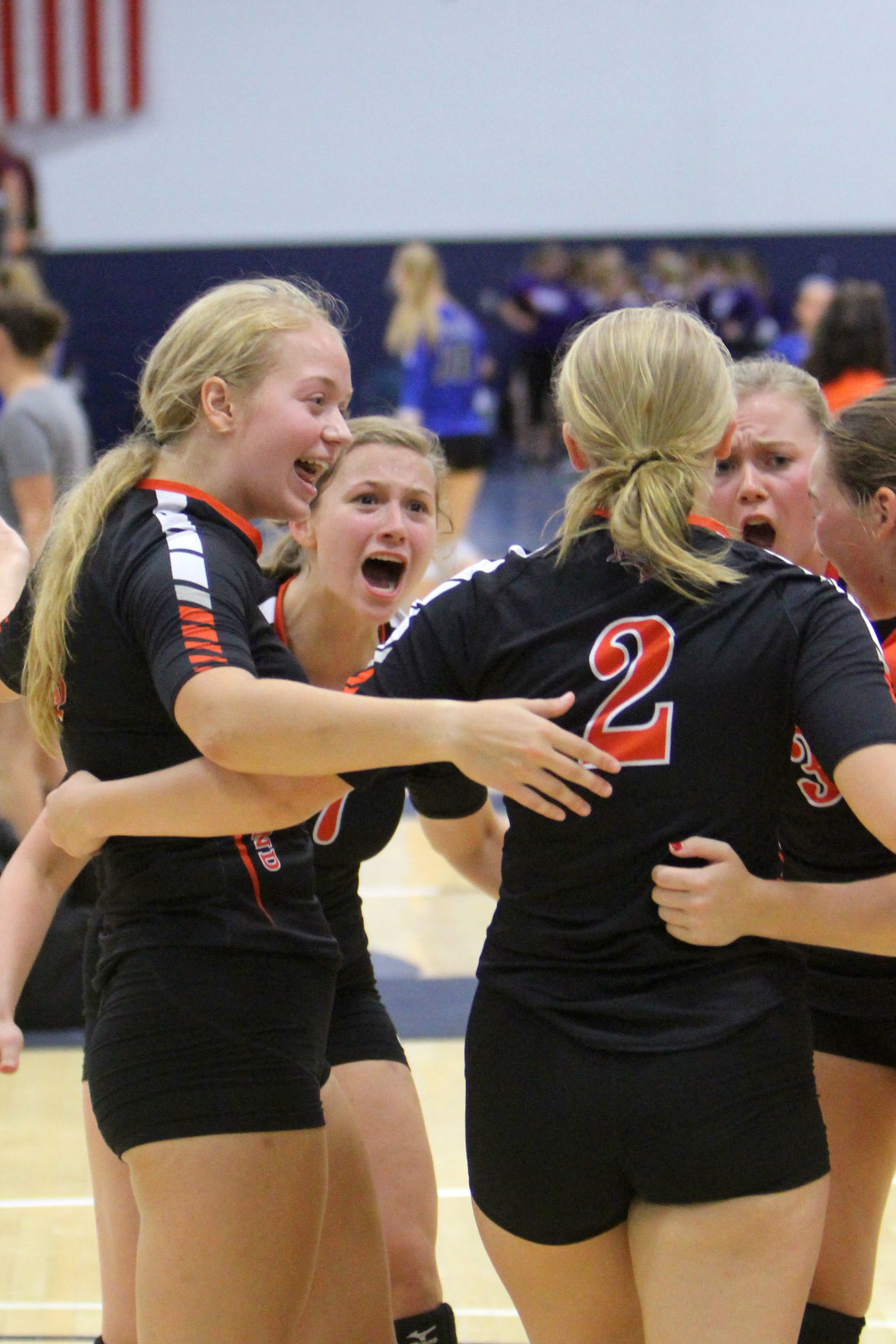 Prep volleyball sprawl at UW-Stout 8-31-19